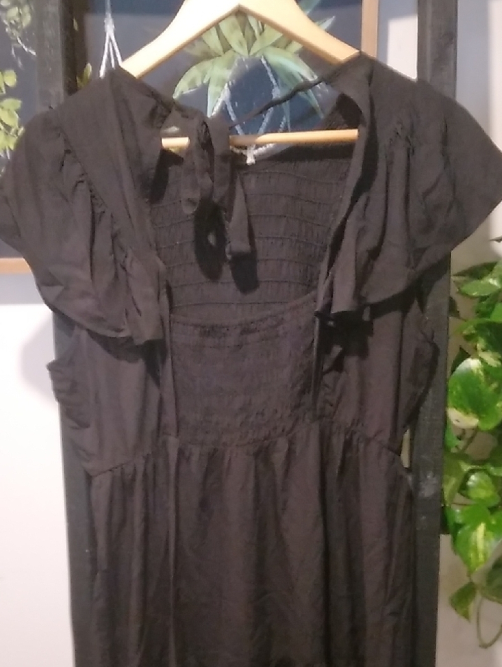 Women's Old Navy Ruffled Sleeve Maxi Dress - Picture 3 of 12